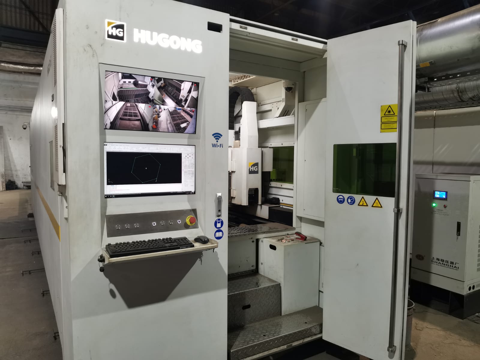 Автоматизированная установка лазерного реза HGLB-6015