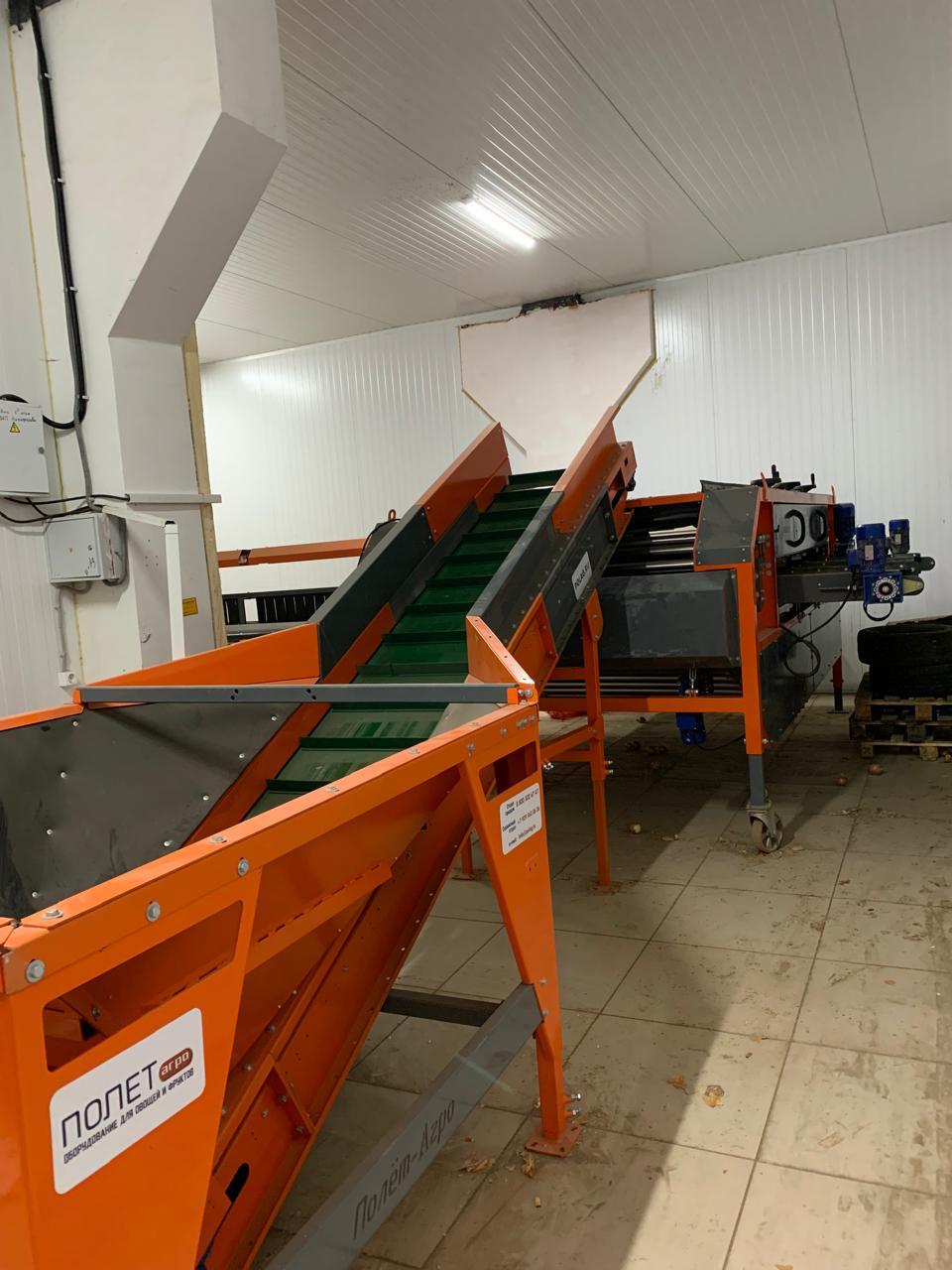 Оборудование для закладки и выемки с хранения овощей