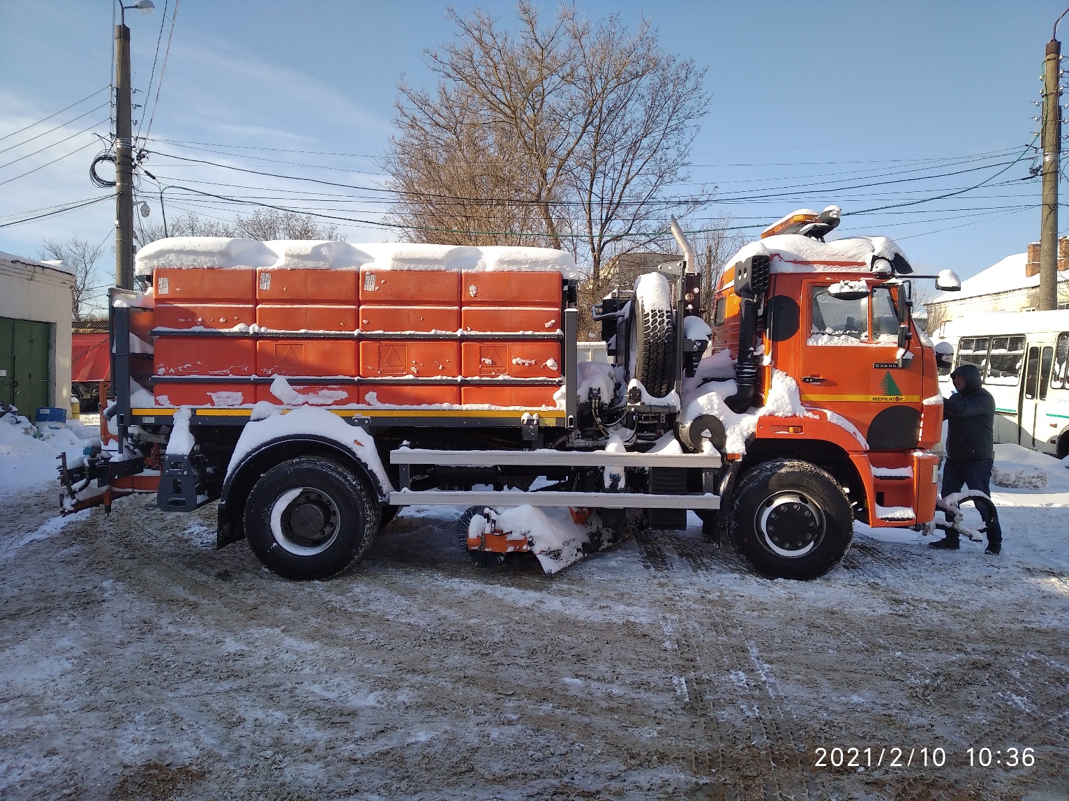 КДМ ЭД-244КМ на базе шасси КАМАЗ 53605