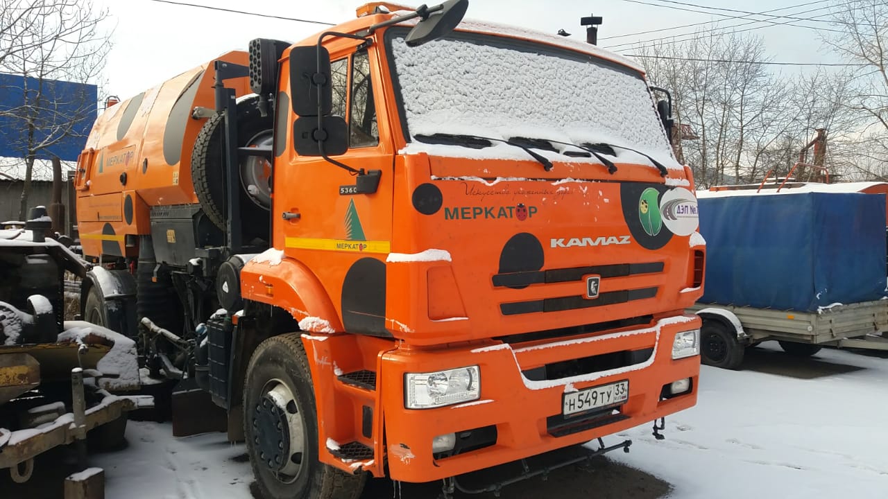 КДМ ЭД244КМ с оборудованием ВКМ-6000 на базе КАМАЗ-53605