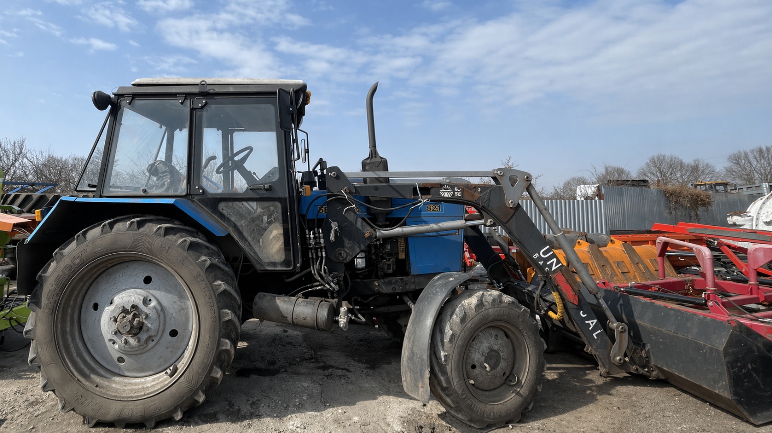 Трактор Колесный Беларус-82.1 с КУНом